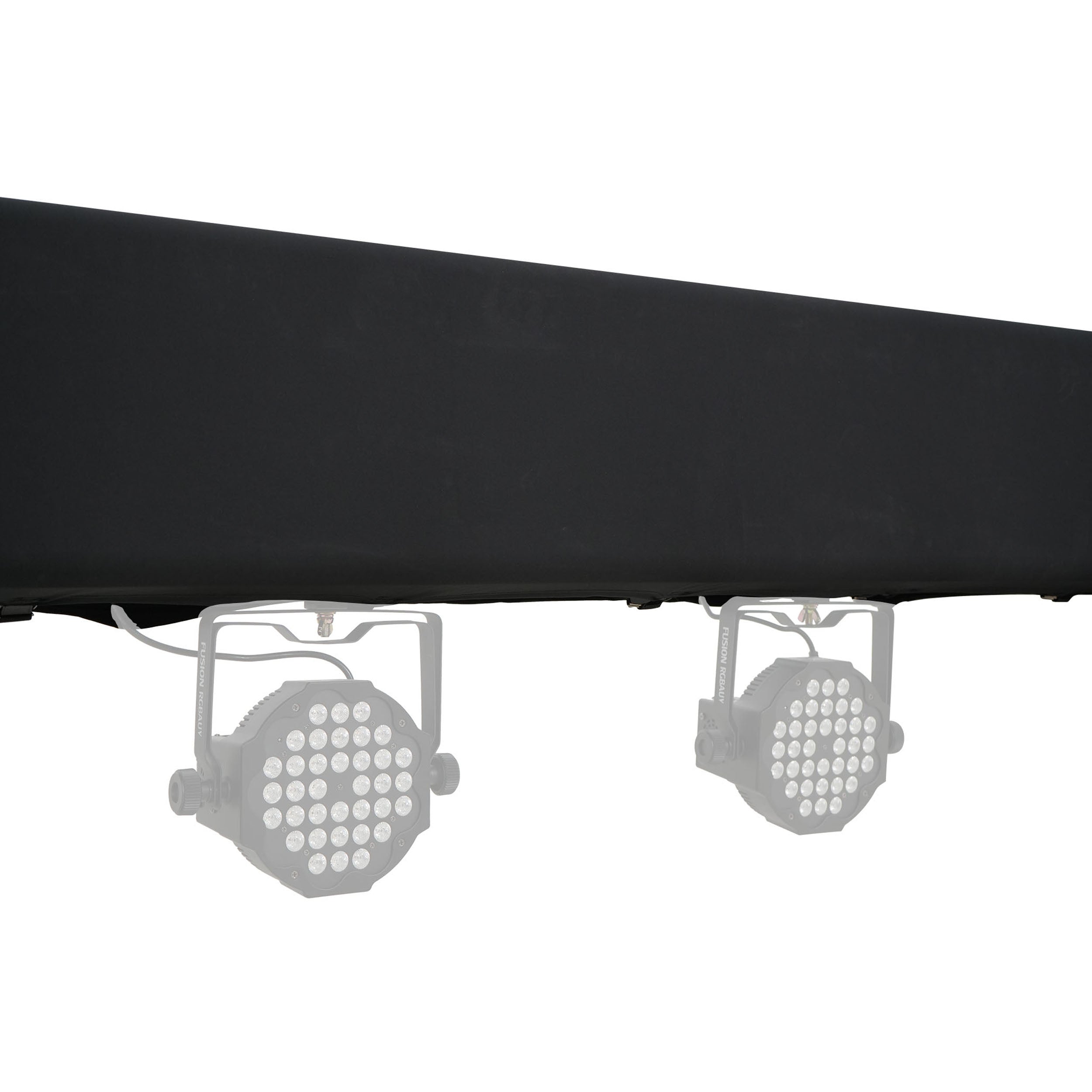 ProX Pair 8.20 FT 2.50M Box Truss 3 Side Black Scrim Cover incl. Bag