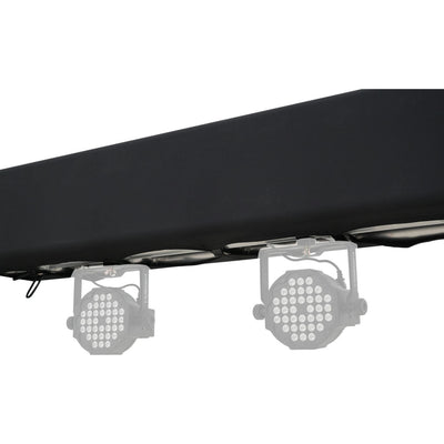 ProX Pair 8.20 FT 2.50M Box Truss 3 Side Black Scrim Cover incl. Bag