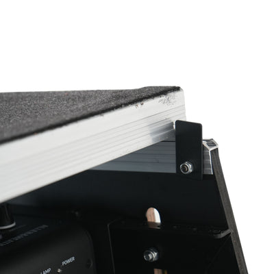 ProX 13U Top Mixer 6U Front Rack Combo Flight Case with Removable Sliding Laptop Shelf