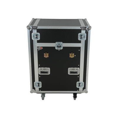 ProX Universal 19 Rack-mount Mixer with 13U Top and 16U Front with 2 Side Work Tables