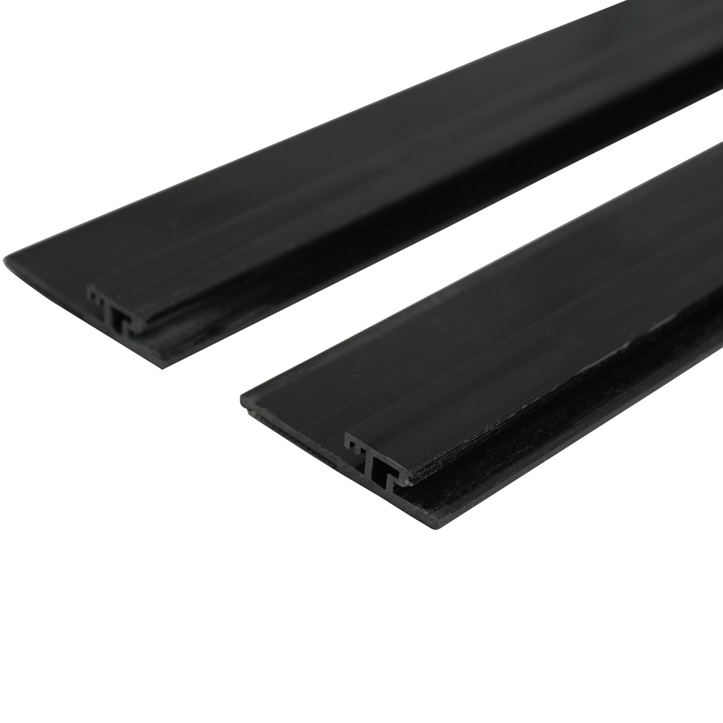 ProX Stage Skirt Hook Profile Bar with Integrated Hook-and-Loop Strip – 2ft Sliding Mount (4 Pack)