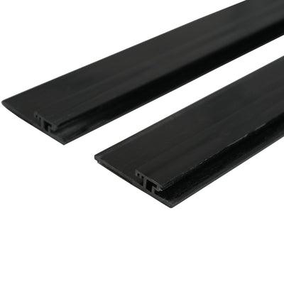ProX Stage Skirt Hook Profile Bar with Integrated Hook-and-Loop Strip – 2ft Sliding Mount (4 Pack)