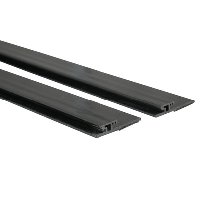 ProX Stage Skirt Hook Profile Bar with Integrated Hook-and-Loop Strip – 2ft Sliding Mount (4 Pack)