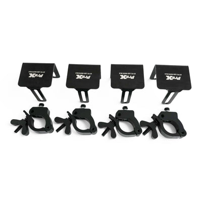 ProX Direct LED Video Panel to 2" Truss Pipe Mounting Bracket with Included Clamp Black Set of 4
