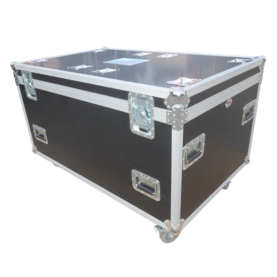 ProX TruckPax Utility ATA Flight Case Truck Storage Road Case with Dividers Tray and 4" in casters – 48"x30"x30" Ext
