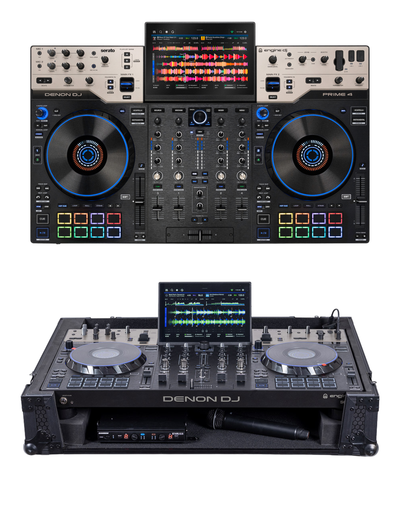 Denon DJ Prime 4 G2 + Headliner HL11005 Volta Powe-Ready Case Bundle
