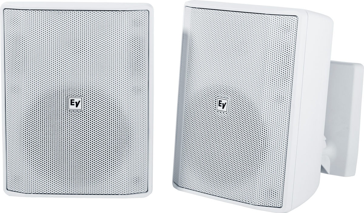 Electro-Voice EVID-S5.2W - Speaker 5” Cabinet 8ohm Ip54. Pair Only, White