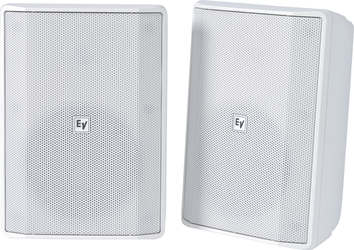 Electro-Voice EVID-S5.2XW - Speaker 5” Cabinet 70/100v Ip65. Pair Only, White