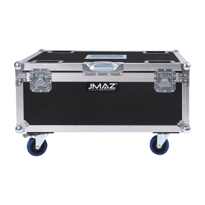 JMAZ PROFESSIONAL Electro PAR W7 6PK - RGB+LIME Battery-Powered Outdoor LED PAR Light Kit w/ Charging Road Case