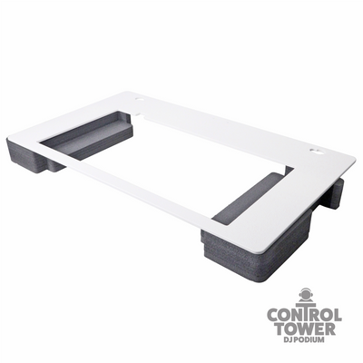 ProX Replacement for DDJ1000 SRT Top Face Plate for Control Tower DJ Podium White Finish