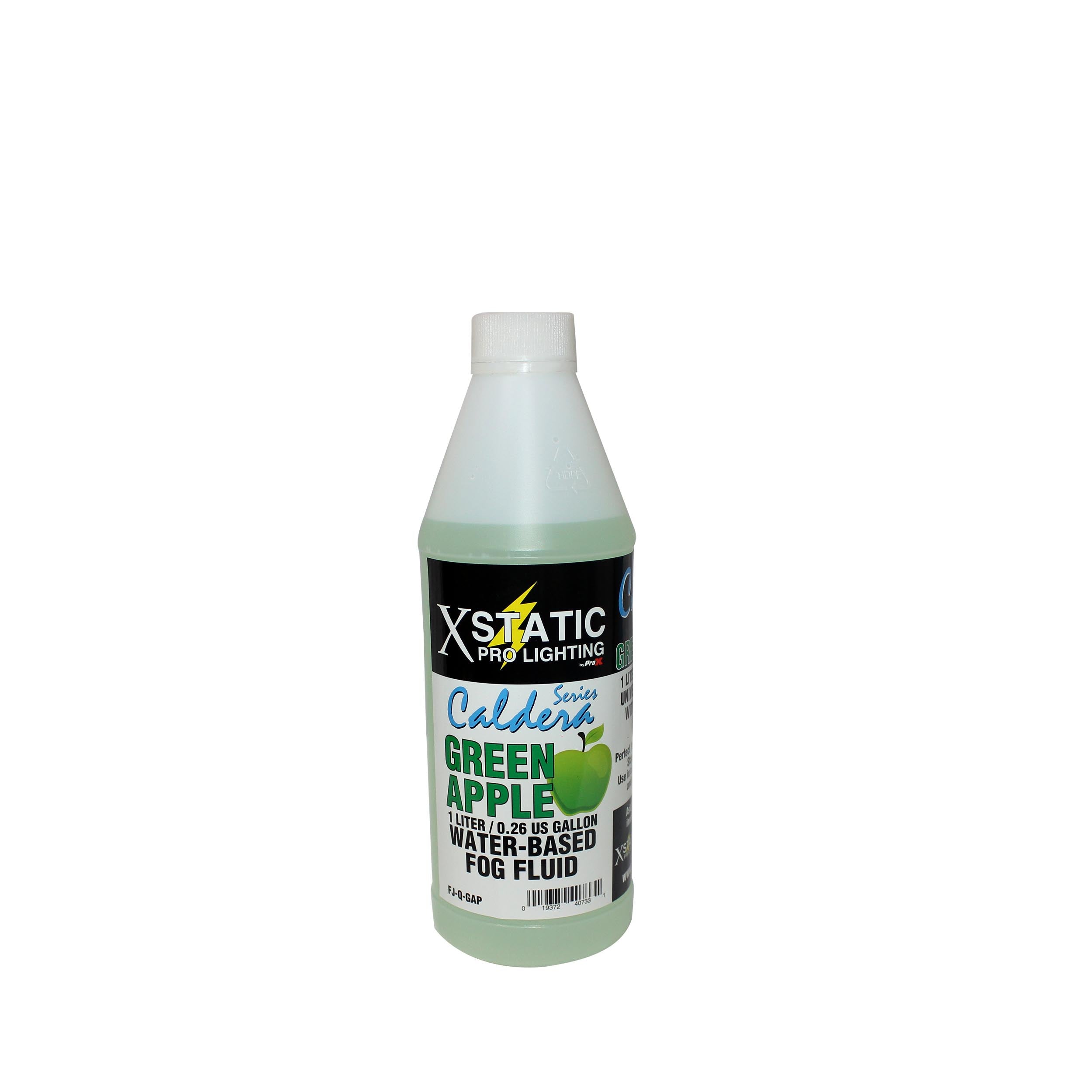 ProX GREEN APPLE DJ Fog Fluid Water Based Fog Machine Liquid Replacement – 1 Quart