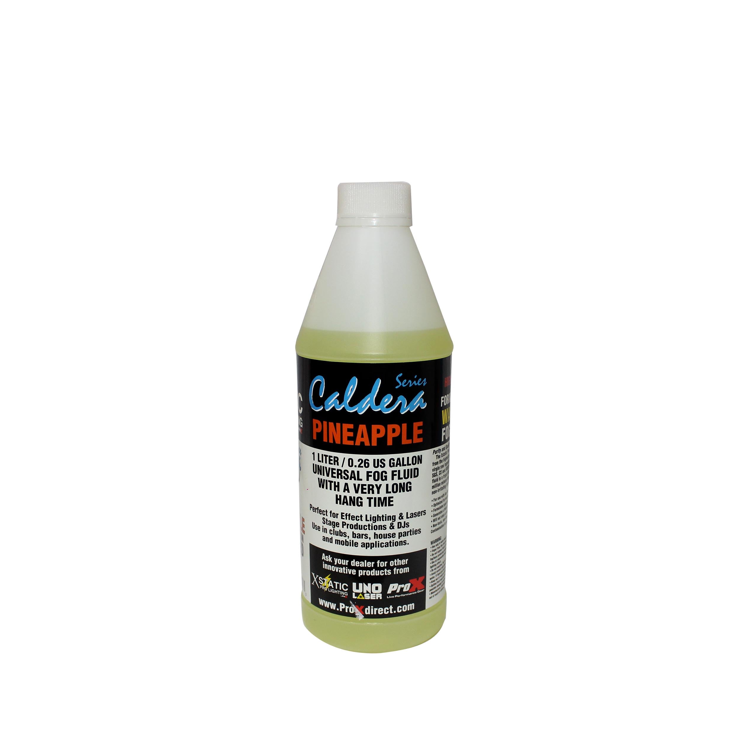 ProX PINEAPPLE DJ Fog Fluid Water Based Fog Machine Liquid Replacement – 1 Quart