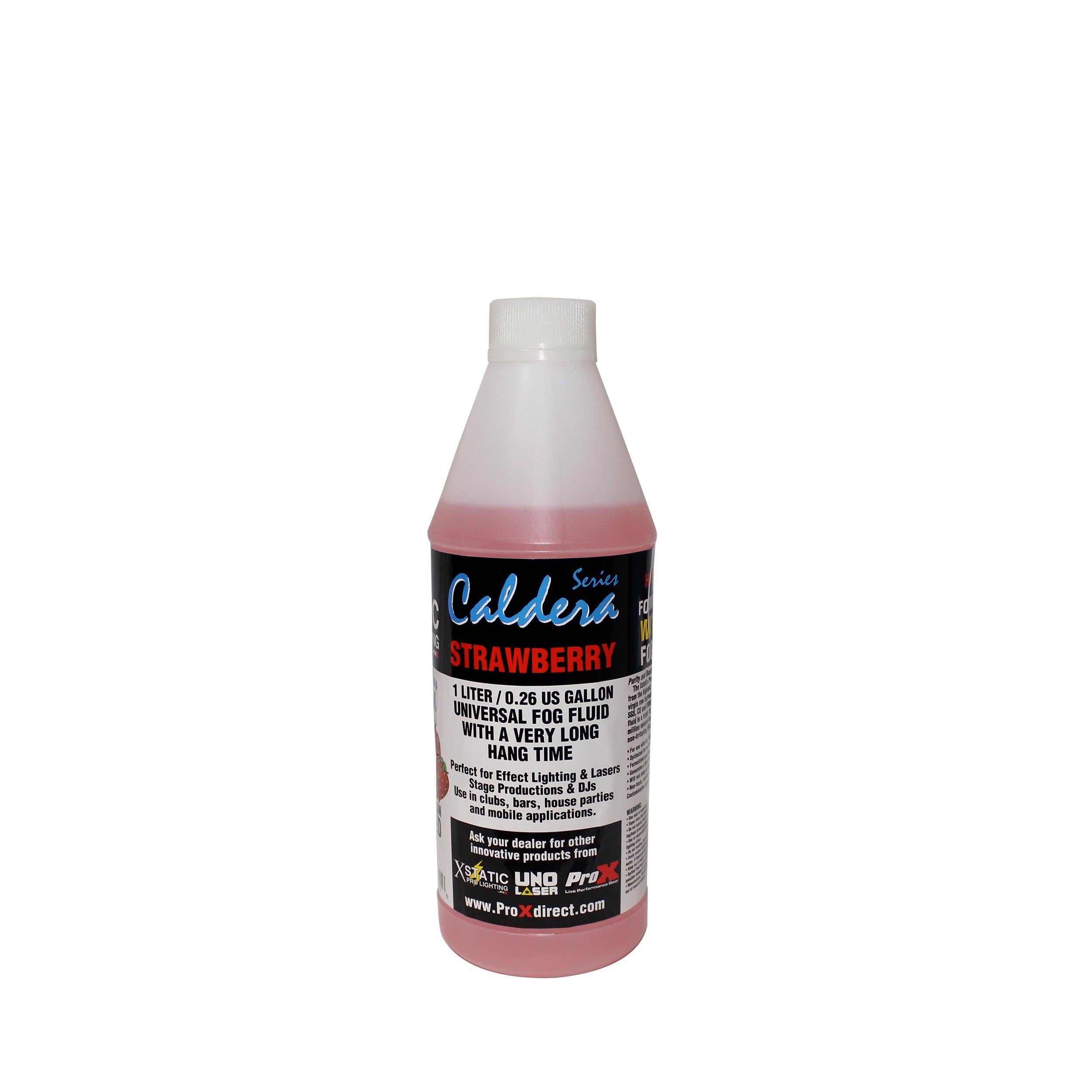 ProX STRAWBERRY DJ Fog Fluid Water Based Fog Machine Liquid Replacement – 1 Quart