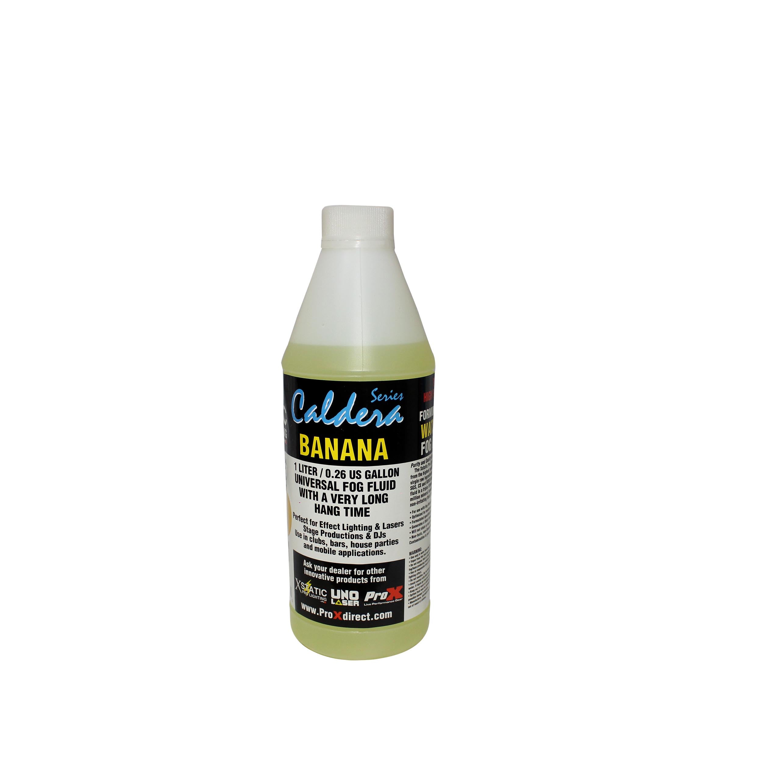 ProX BANANA DJ Fog Fluid Water Based Fog Machine Liquid Replacement – 1 Quart