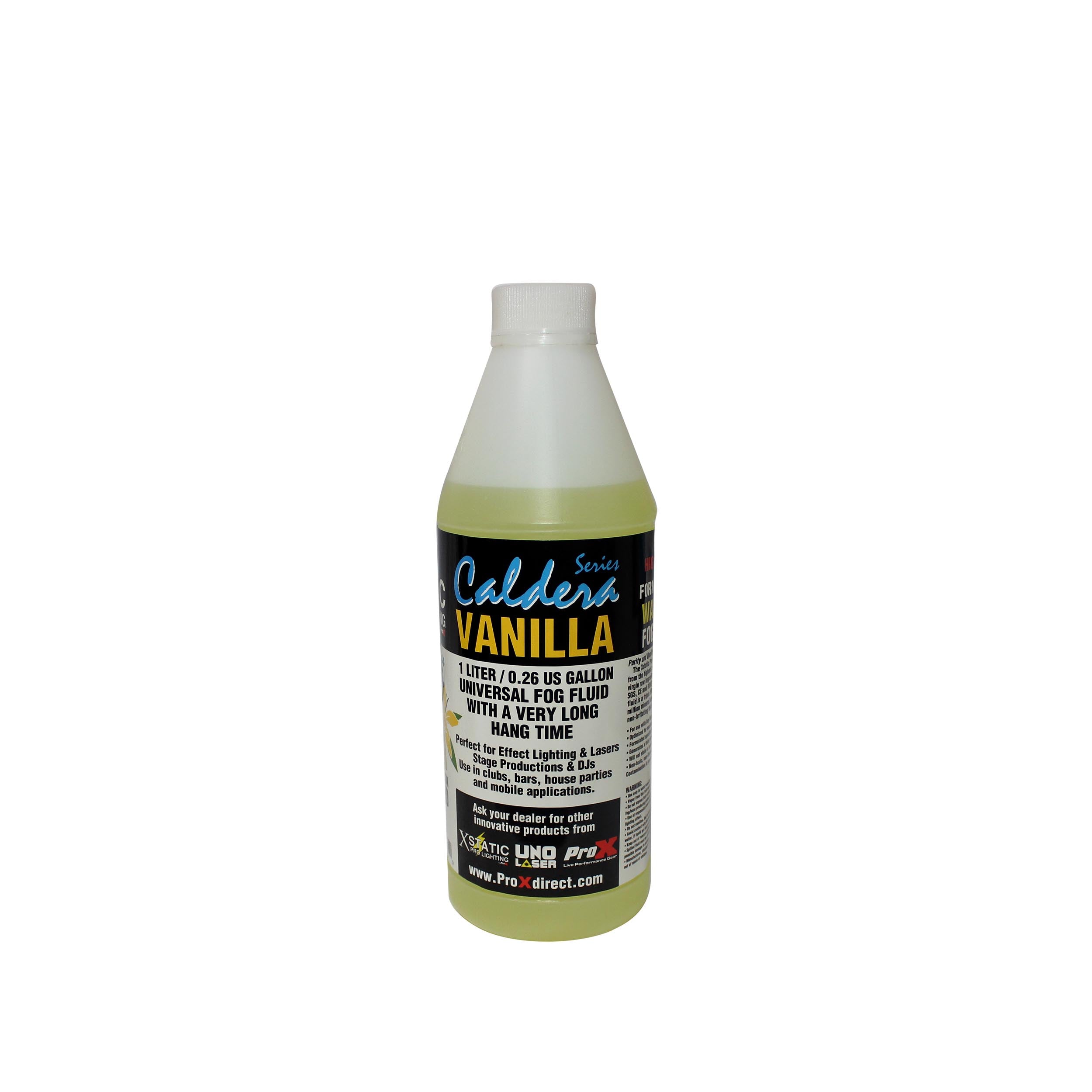 ProX VANILLA DJ Fog Fluid Water Based Fog Machine Liquid Replacement – 1 Quart