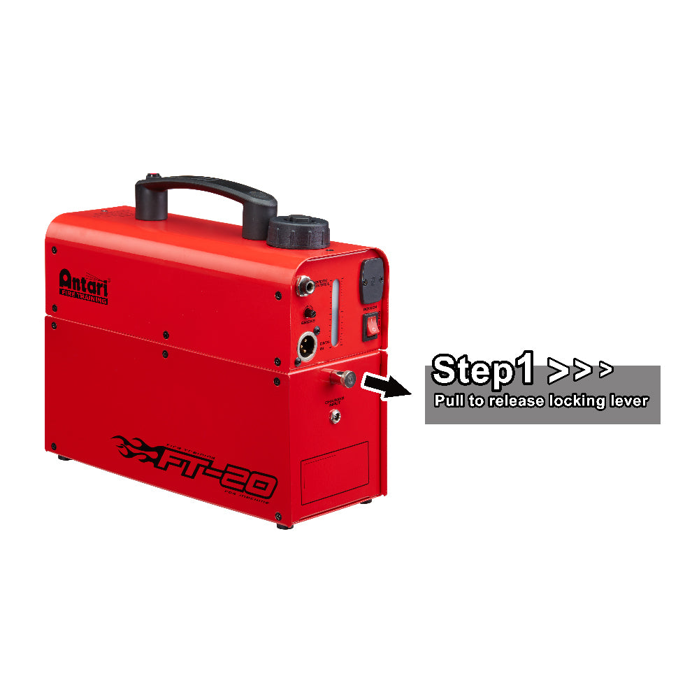 Antari FT-20X - DC 12V Battery-Operated Mobile Smoke Generator - FLM-05P Fluid Only!