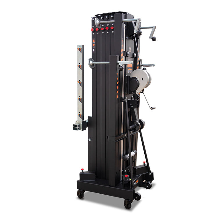 ProX FANTEK Spain Compact Front Loading Lifting Line Array Systems Tower 992 lbs Cap Max Height 26 ft Incl Line Array Adapter