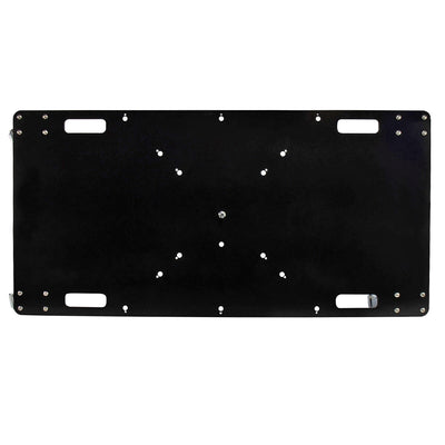 ProX Truss Modular 2X Rapid U Grid Trio Package for Lighting - Moving Heads W-Rolling Aluminum Baseplate | Black Finish
