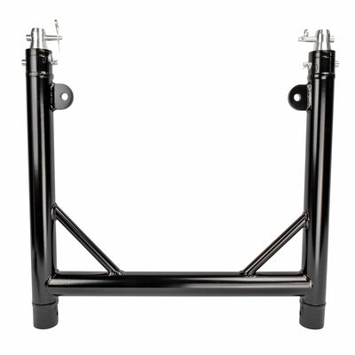 ProX Truss Modular 2X Rapid U Grid Trio Package for Lighting - Moving Heads W-Rolling Aluminum Baseplate | Black Finish