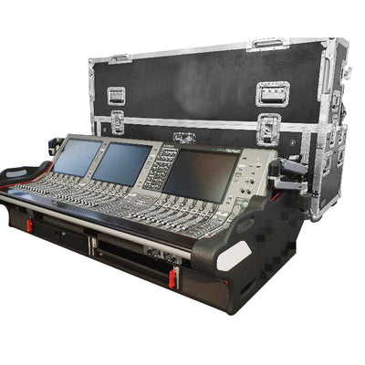 ProX Flip-Ready Easy Detachable Retracting Case With 2U for Yamaha CS-R5 PM5 RIVAGE Console by ZCase Custom Order