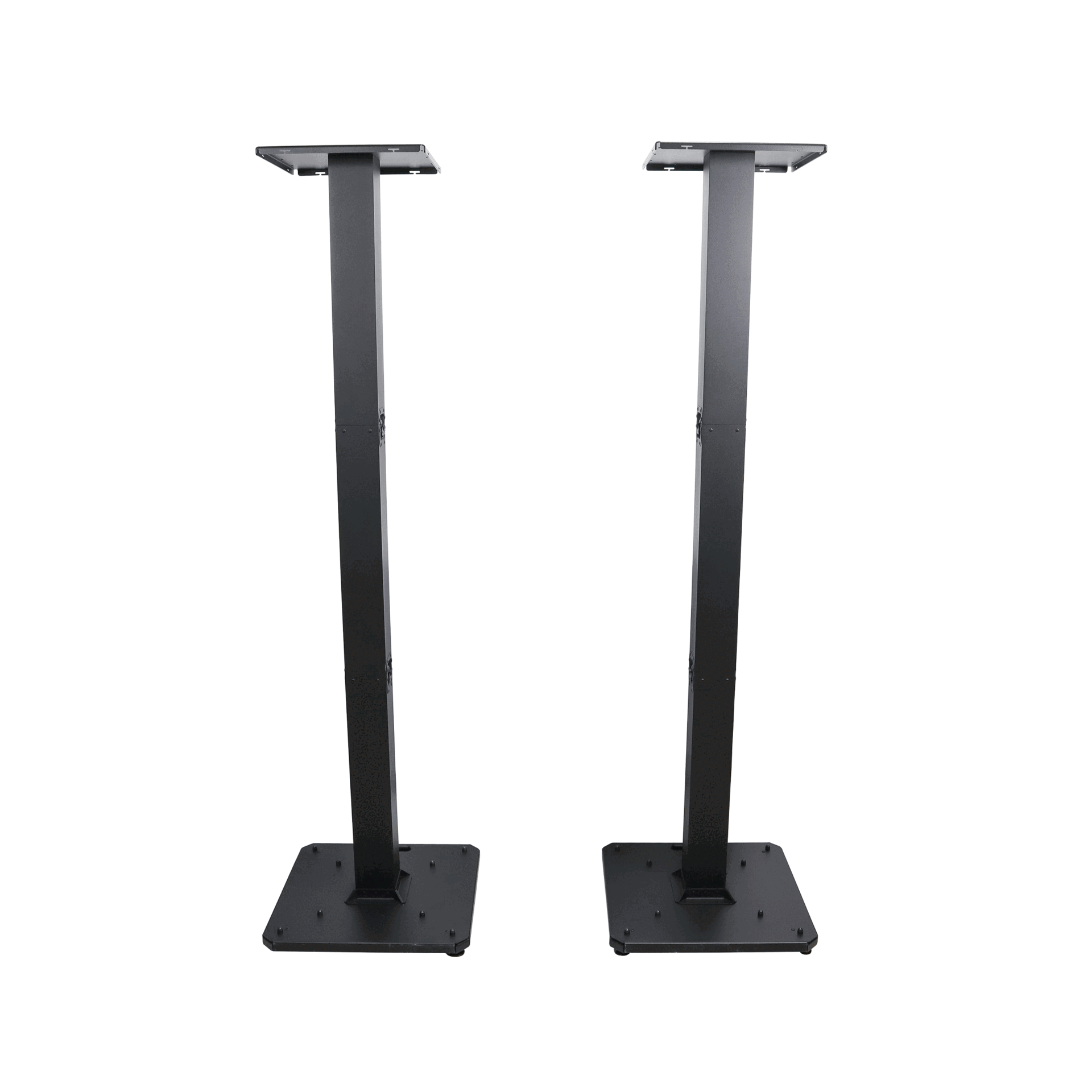 ProX Pair of Black Moving Head or Lighting Speaker Totem DJ Stand with Carrying Bags by Humpter