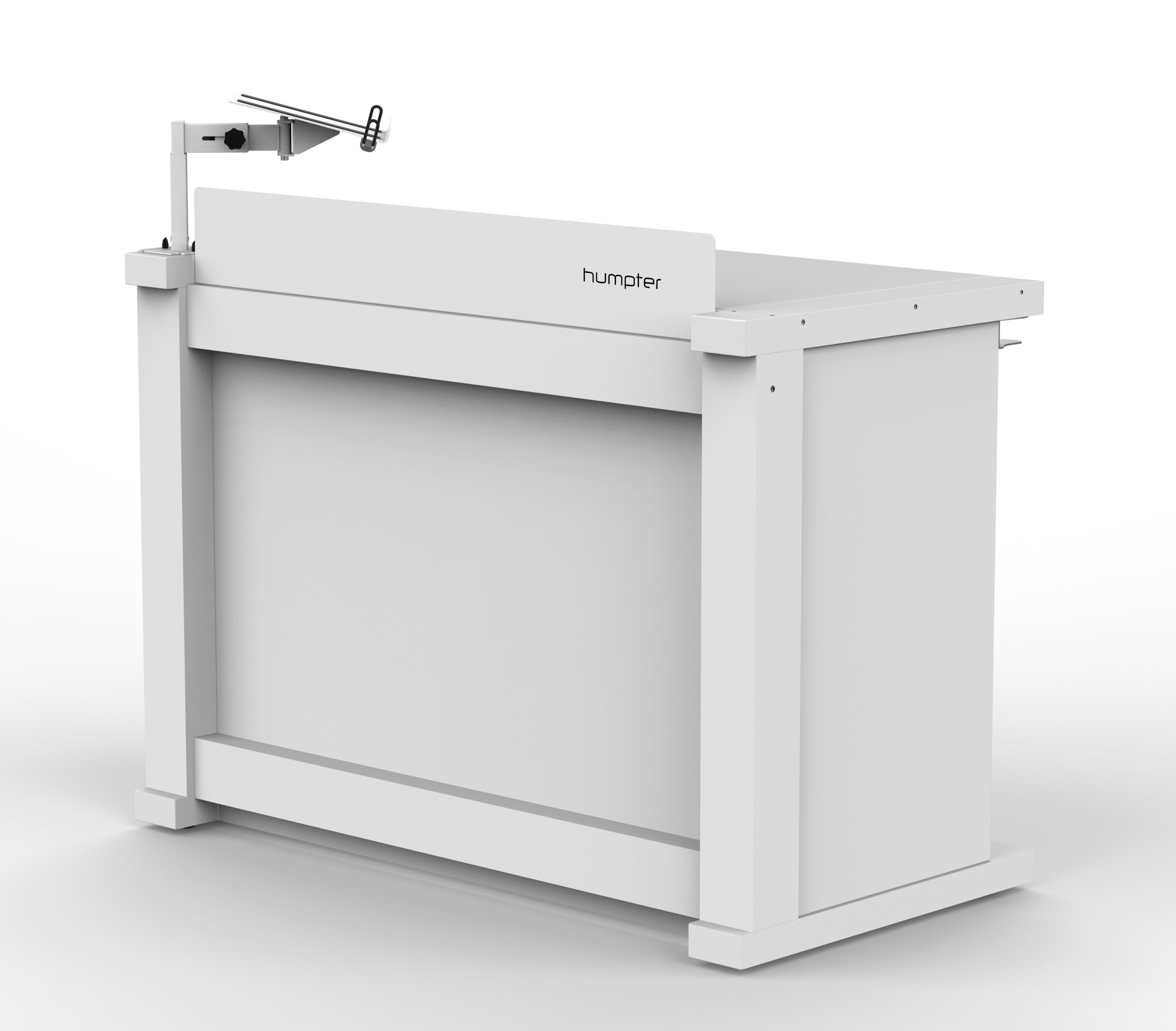 ProX WHITE B3 Quick Folding DJ Controller Turntable CD-J Facade Table Workstation by Humpter