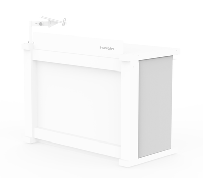 ProX Replacement Left and Right Side Covers for Humpter B3 DJ Workstation in White