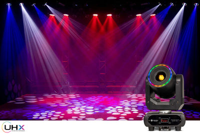 Colorkey Halo Spot 100 - 100W LED Moving Head Spot with RGB Halo