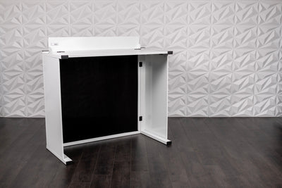 Headliner HL30081 - Solana Portable DJ Booth (White)
