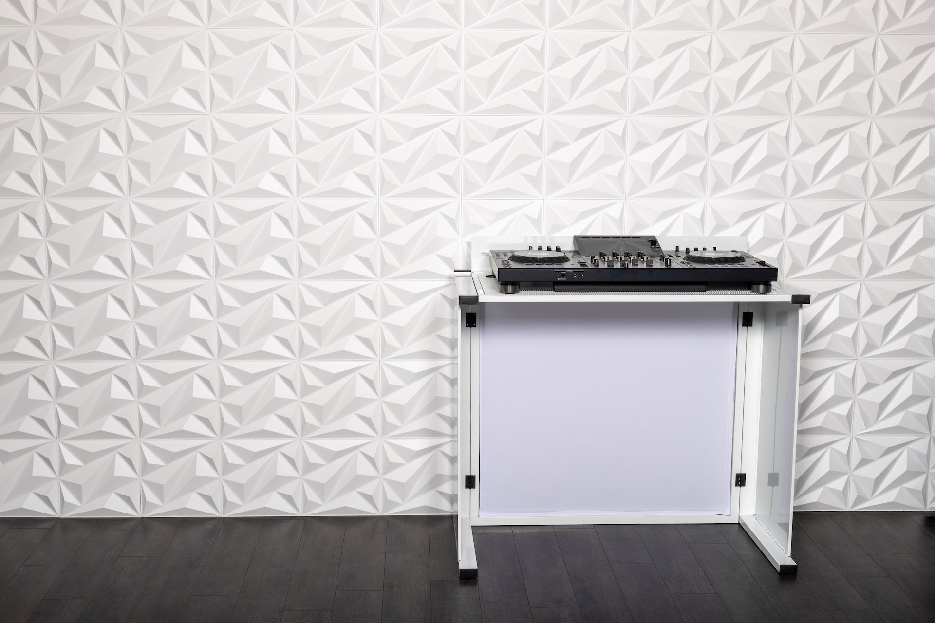 Headliner HL30081 - Solana Portable DJ Booth (White)
