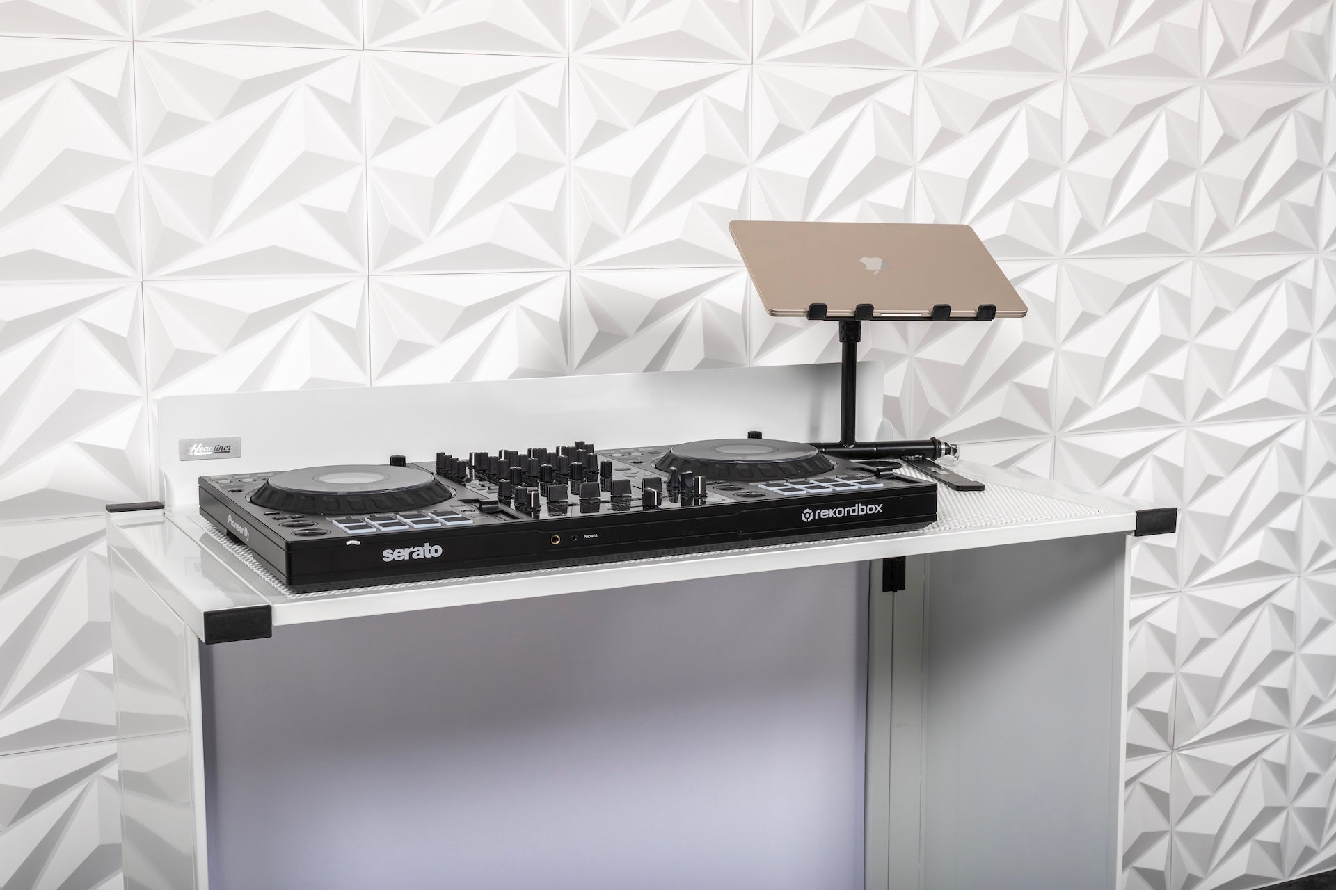 Headliner HL30081 - Solana Portable DJ Booth (White)