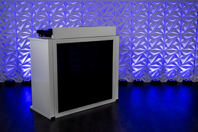 Headliner HL30081 - Solana Portable DJ Booth (White)