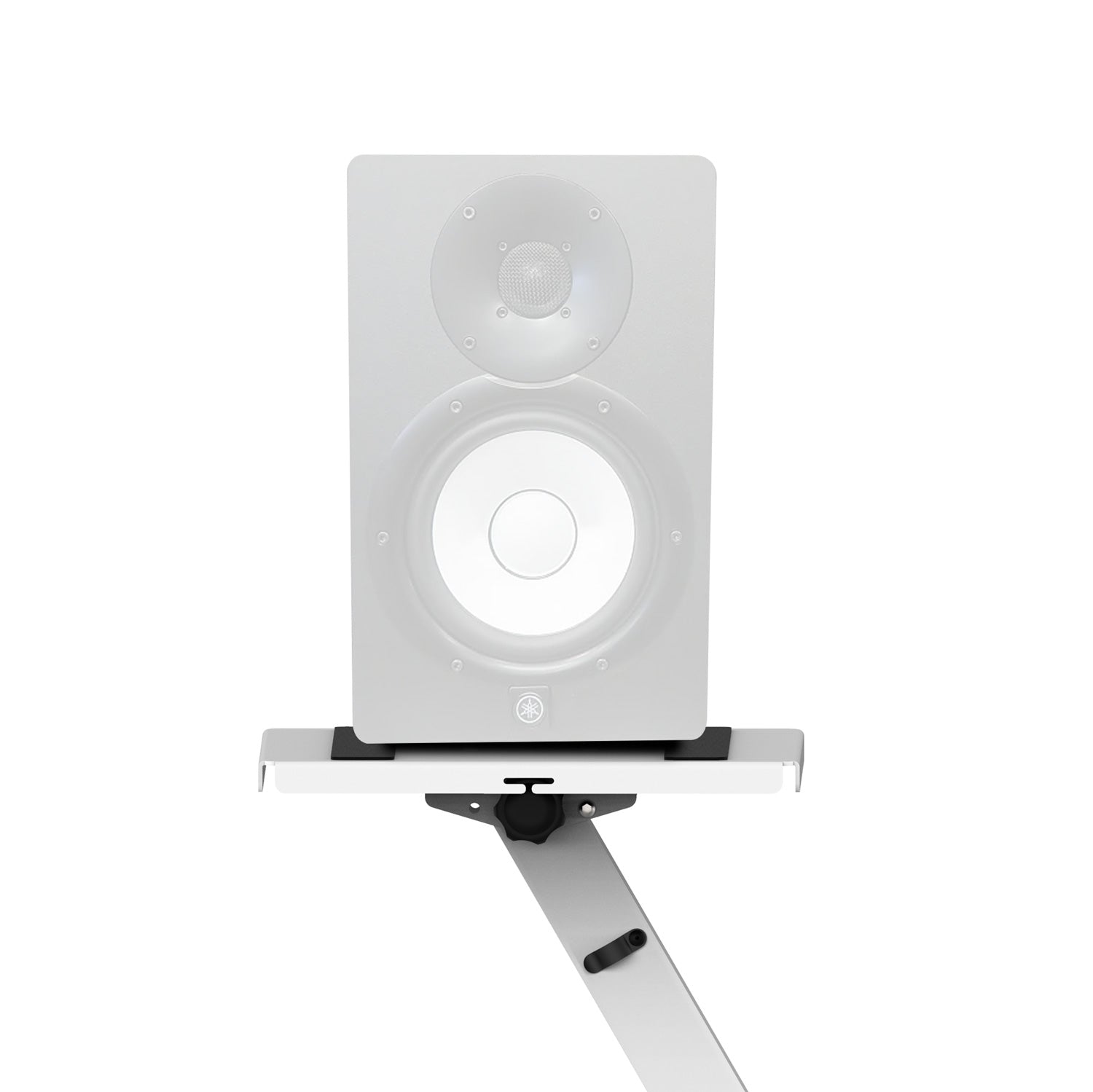 ProX White Pair of Audio Monitor DJ Lighting Side Mounting Stand for B3 DJ Table Workstation by Humpter
