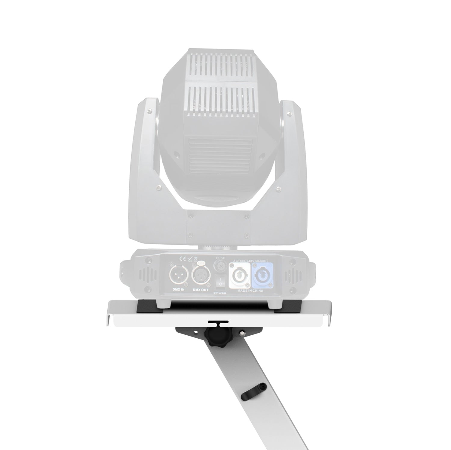 ProX White Pair of Audio Monitor DJ Lighting Side Mounting Stand for B3 DJ Table Workstation by Humpter