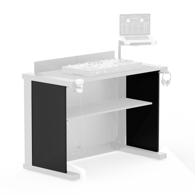 ProX Replacement Left and Right Side Covers for Humpter B3 DJ Workstation in Black