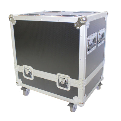 ProX Line Array Flight Case for 2 RCF HDL6-A HDL26-A Speakers W/Wheels