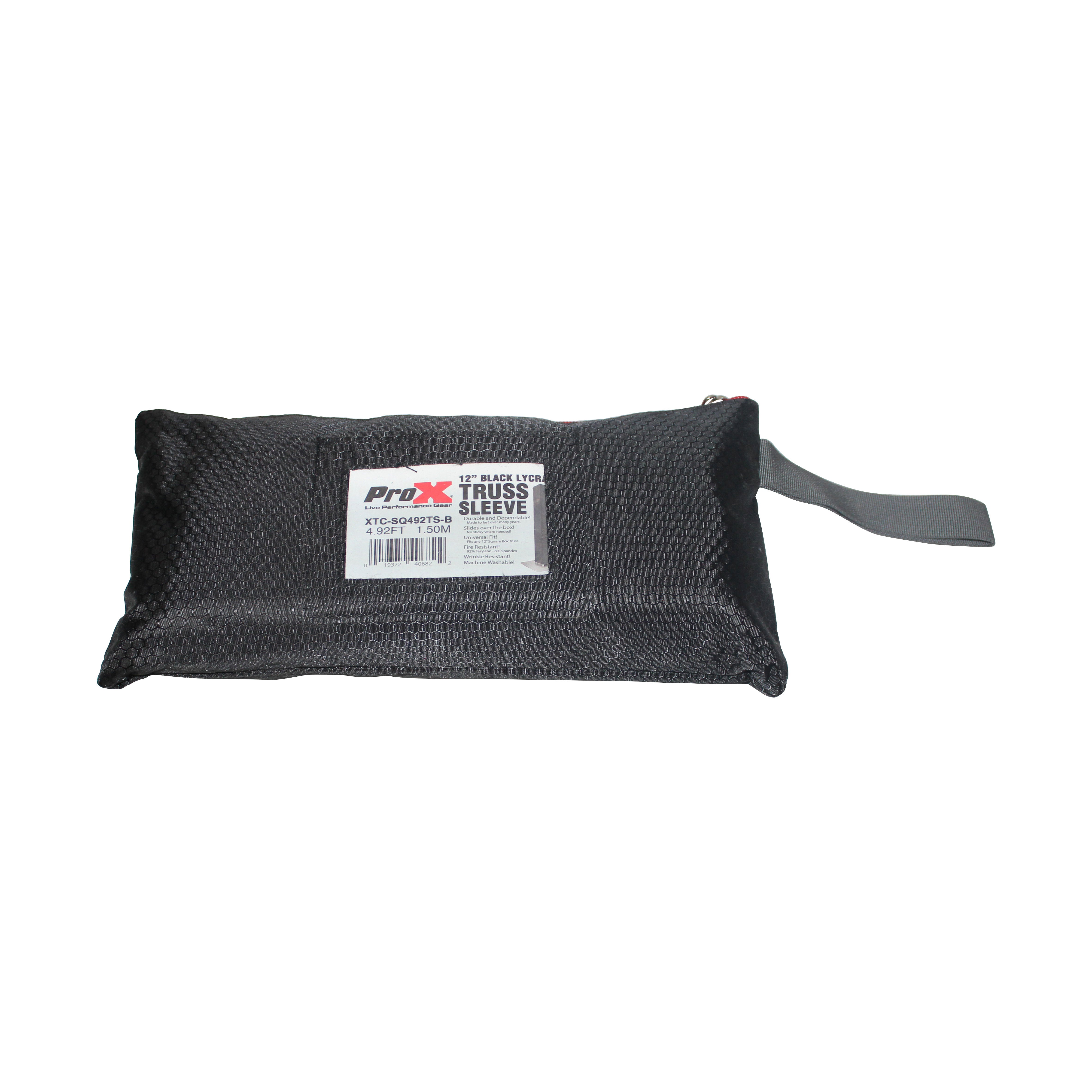 ProX Black 4.92Ft 1.50M Lycra Cover Scrim Sleeve fits 12In F34 Truss Segment