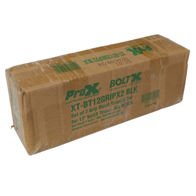 ProX Set of 2 Grip Block Grapple Bars for 12" BoltX Truss – Includes Grade 8 Bolts in Black