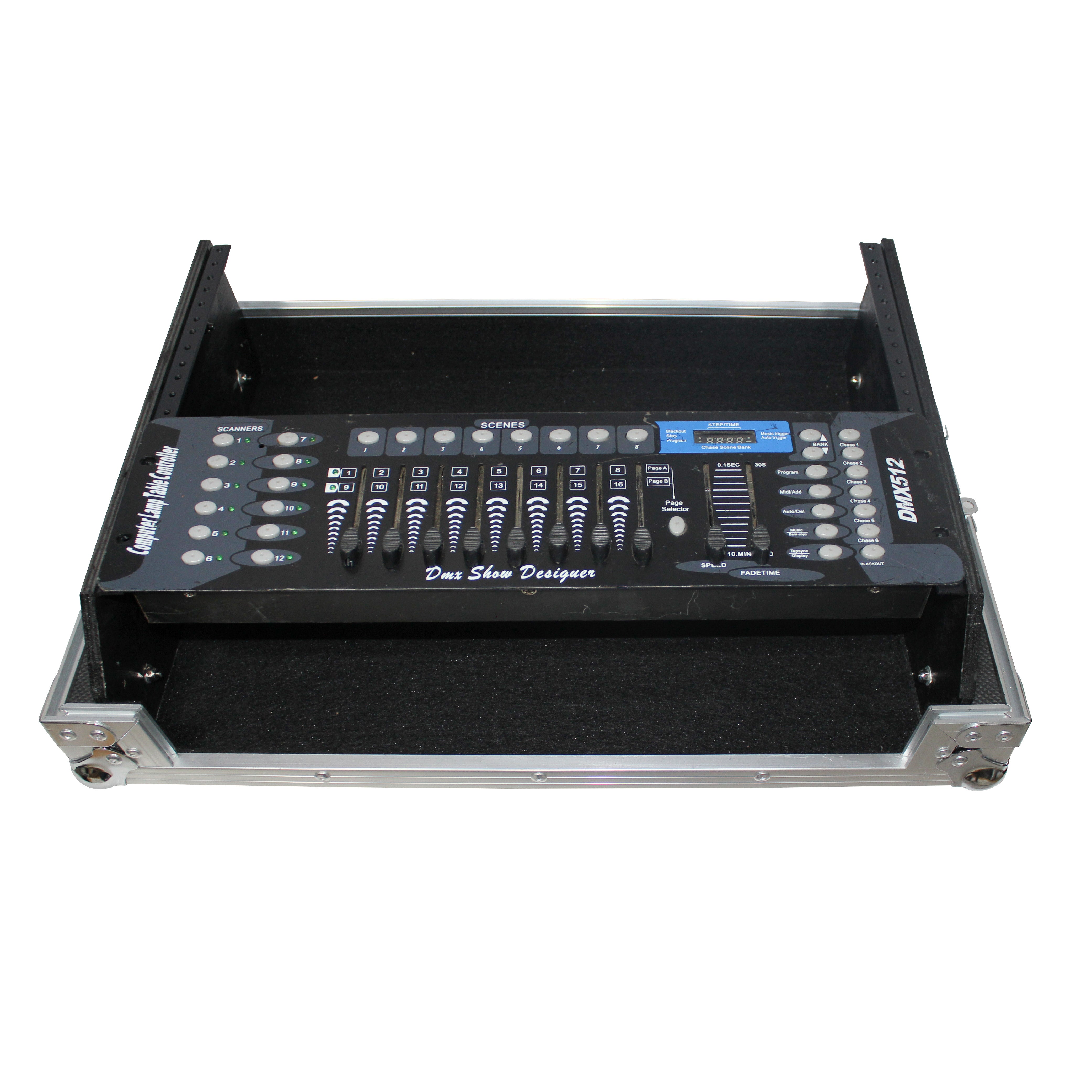 ProX Rack Mount 19" Mixer Case 7U Top Slant Removable Front Panel fits Gemini CDM-4000