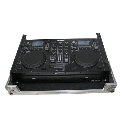 ProX Rack Mount 19" Mixer Case 7U Top Slant Removable Front Panel fits Gemini CDM-4000