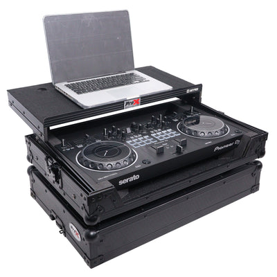 ProX ATA Flight Case For Pioneer DDJ-REV1 DJ Controller with Laptop Shelf - Black