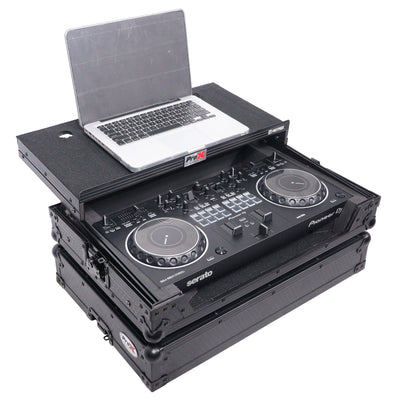 ProX ATA Flight Case For Pioneer DDJ-REV1 DJ Controller with Laptop Shelf - Black