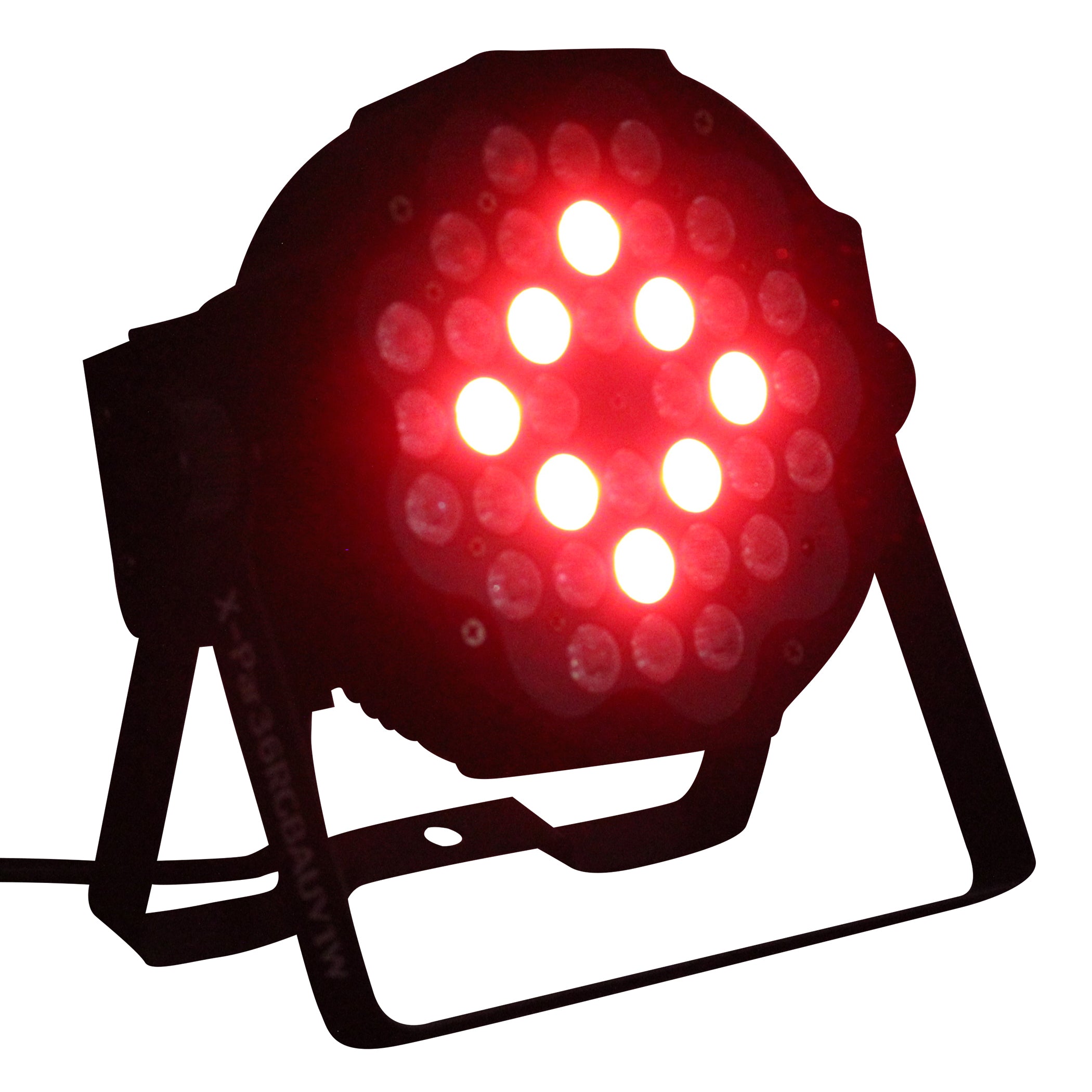 ProX Fusion RGBWA Par 36x 1W LED Slim Par Black Housing