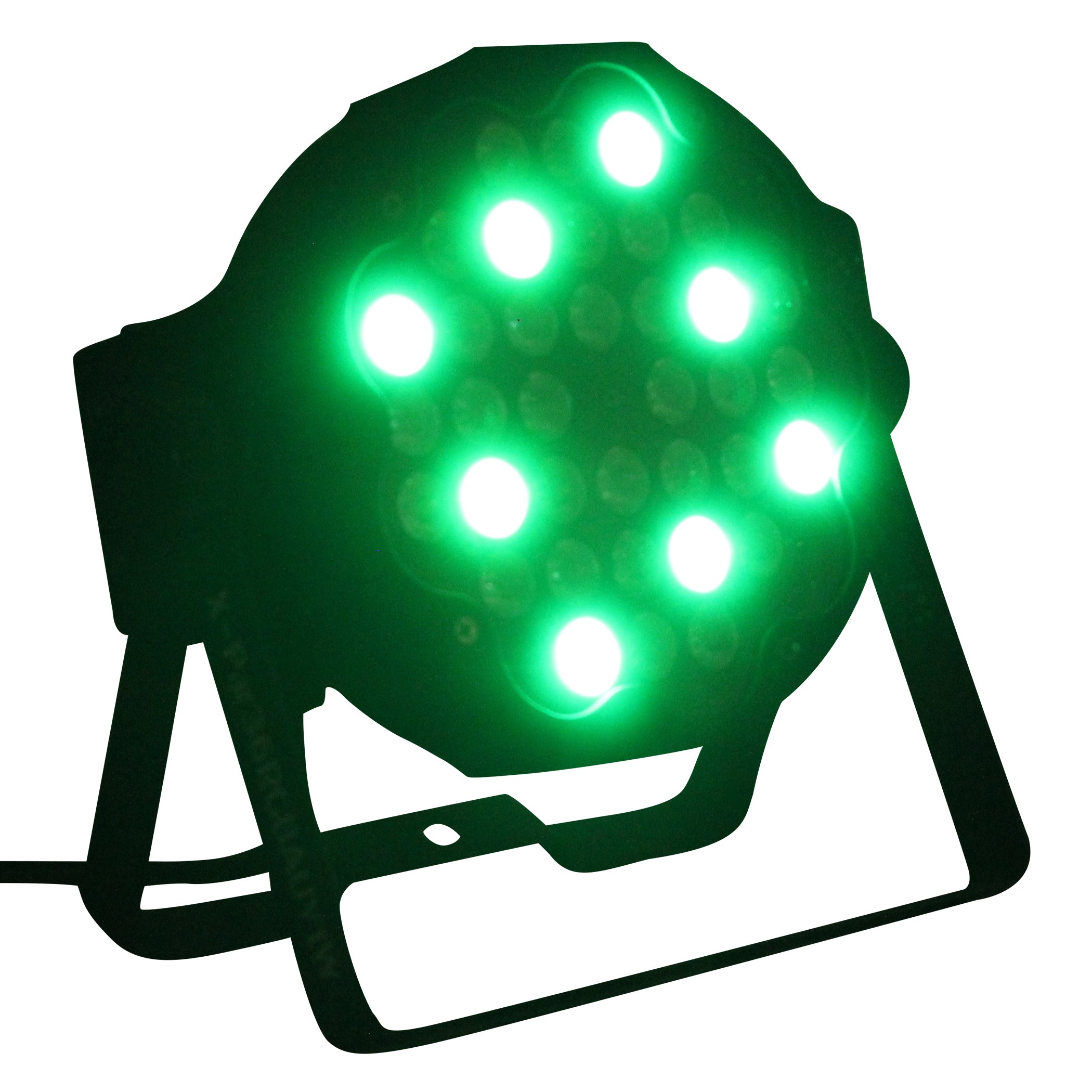 ProX Fusion RGBWA Par 36x 1W LED Slim Par Black Housing