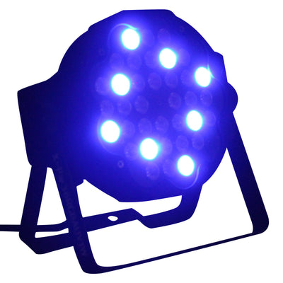 ProX Fusion RGBWA Par 36x 1W LED Slim Par Black Housing