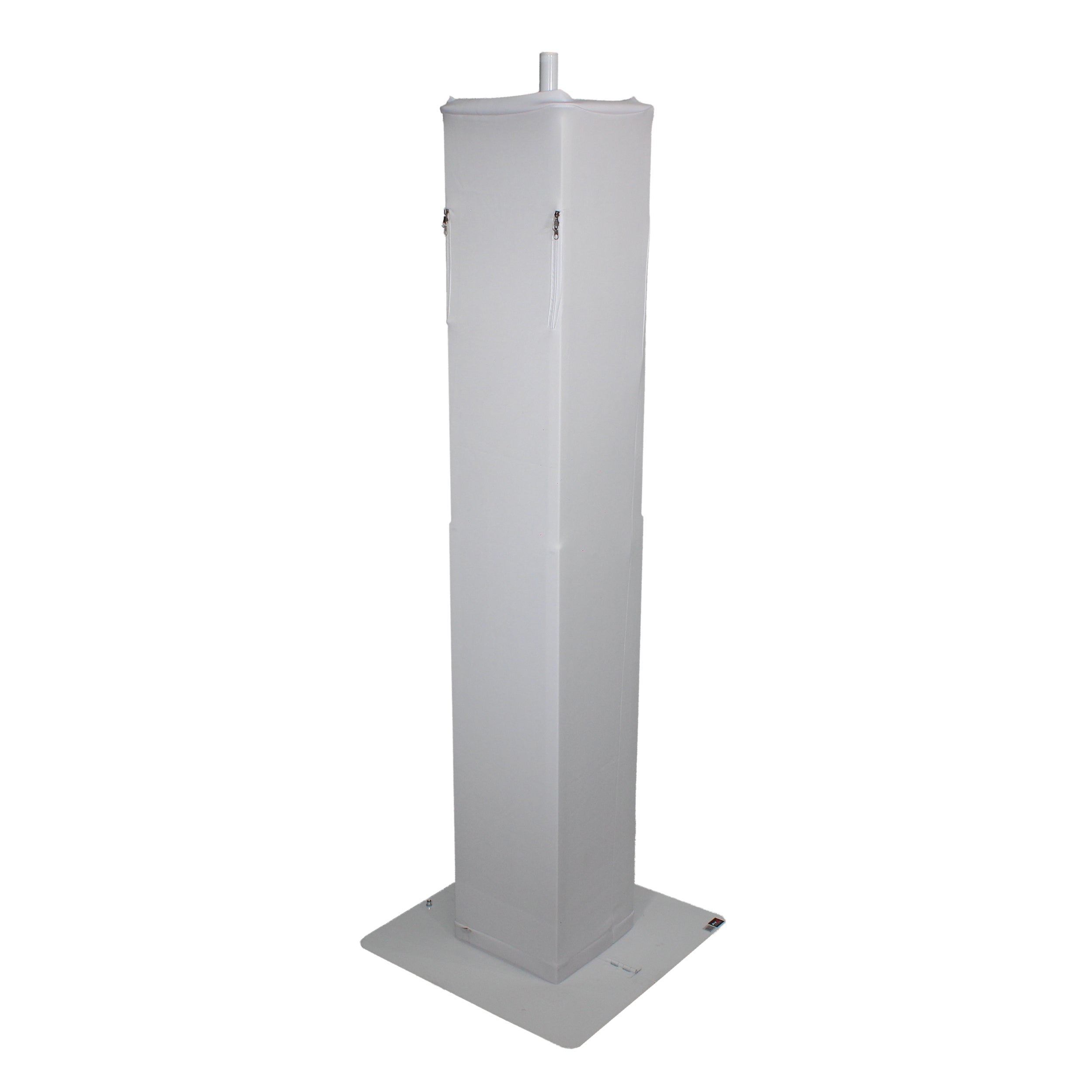 ProX Replacement White Lycra Fabric Scrim for ProX Flex Tower™ TV - Black w/ Storage Bag