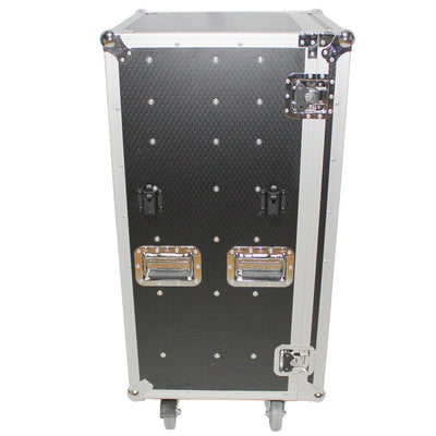 ProX 7 Utility Drawer ATA Flight Style Case with Fold out Left Right Side Mounting Removable Table and 4 inch Casters
