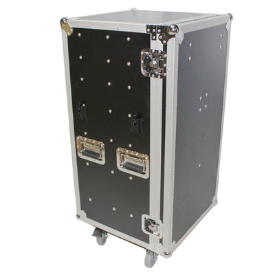 ProX 7 Utility Drawer ATA Flight Style Case with Fold out Left Right Side Mounting Removable Table and 4 inch Casters