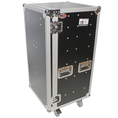 ProX 7 Utility Drawer ATA Flight Style Case with Fold out Left Right Side Mounting Removable Table and 4 inch Casters