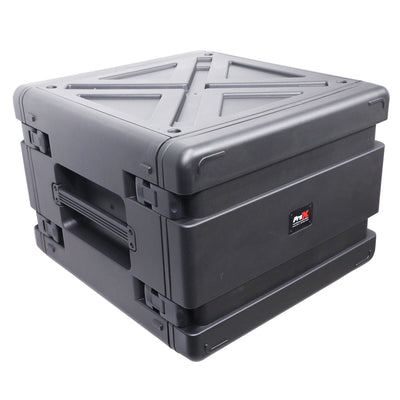 ProX UltronX Watertight 8U Rack Space Molded Plastic Case - 18" Depth Front Rail to Rail